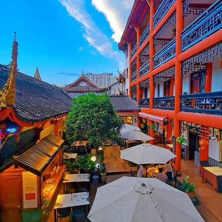 Wenjun Courtyard Hotel Chengdu  Exterior foto