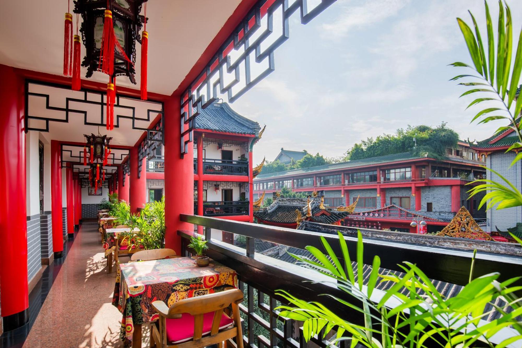 Wenjun Courtyard Hotel Chengdu  Exterior foto