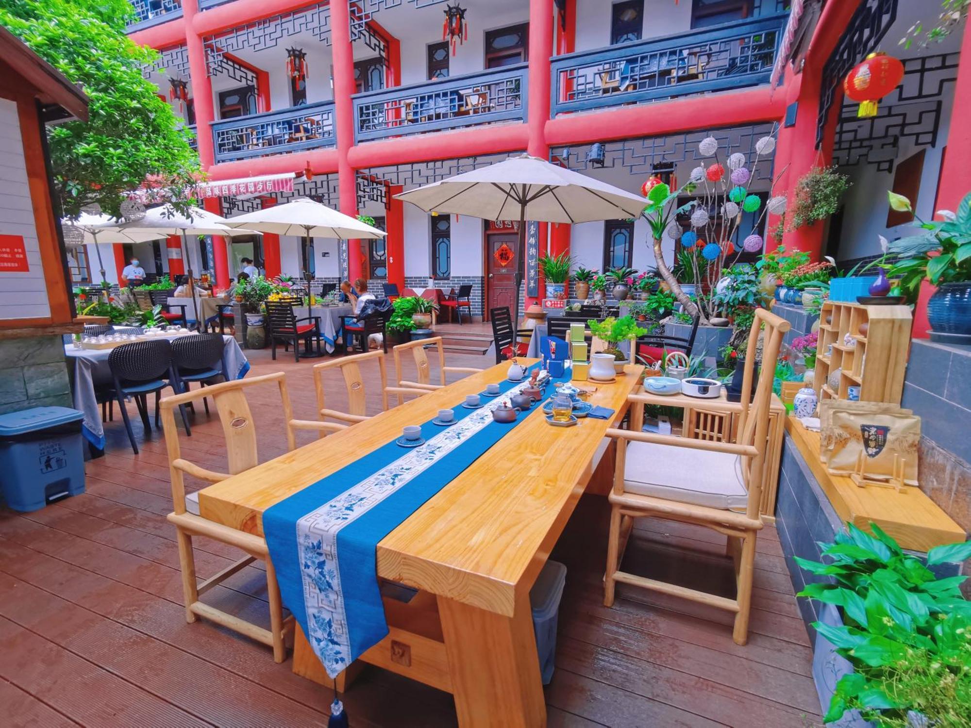 Wenjun Courtyard Hotel Chengdu  Exterior foto