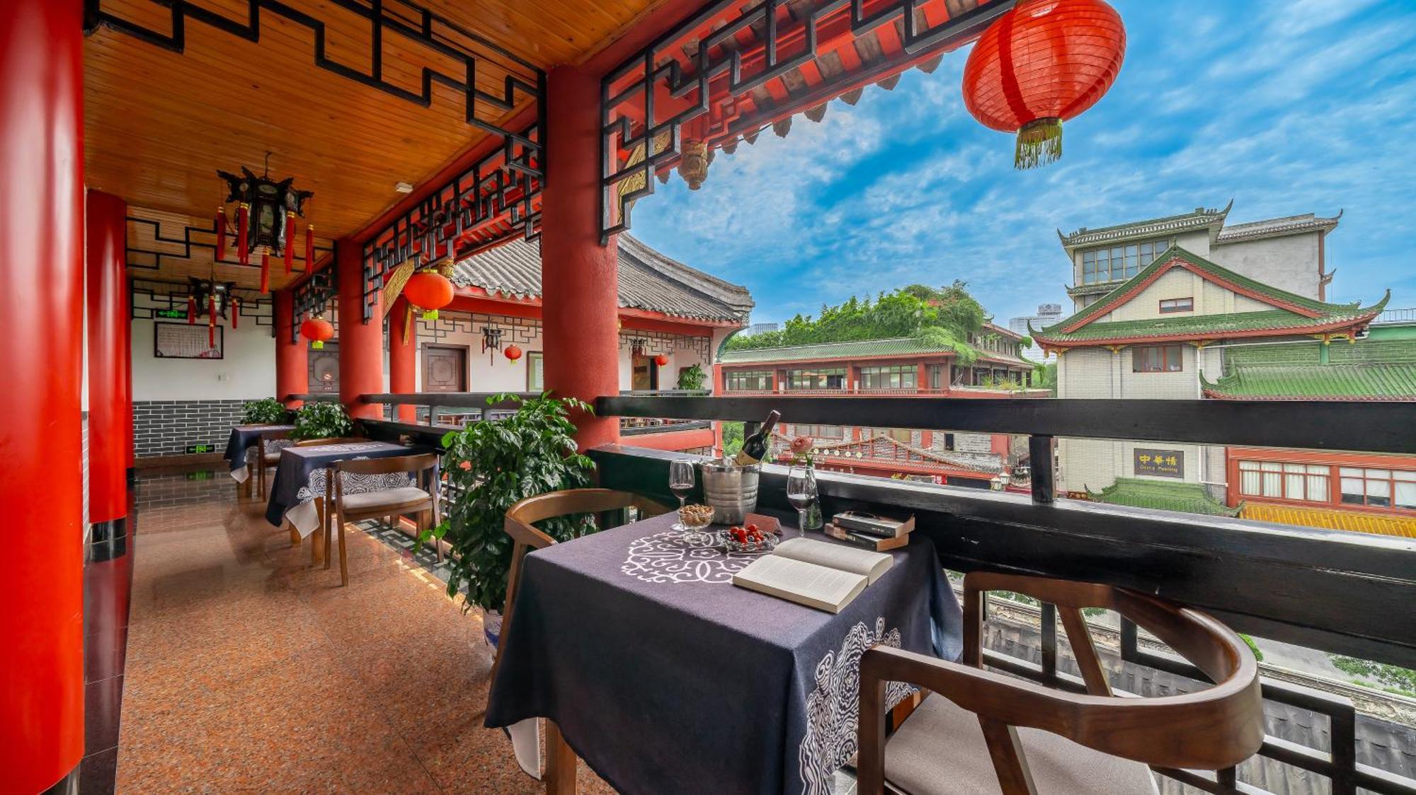 Wenjun Courtyard Hotel Chengdu  Exterior foto